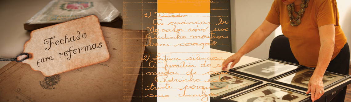Banner museu fechado para reformas