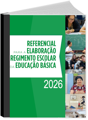 Capa do Referencial para a elaboração do Regimento Escolar da Educação Básica