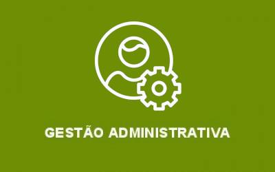 Imagem com a logo da Gestão Administrativa